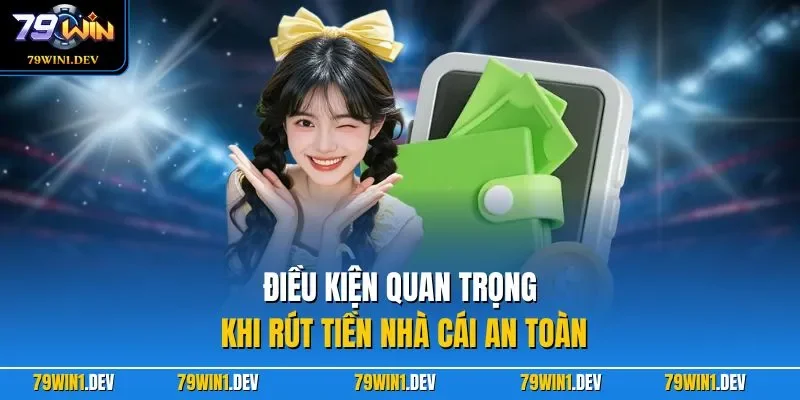 Điều kiện quan trọng khi rút tiền nhà cái an toàn