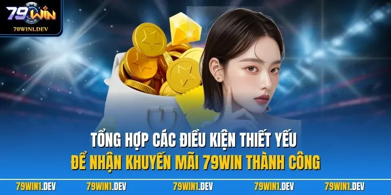 Tổng hợp các điều kiện thiết yếu để nhận khuyến mãi 79WIN thành công
